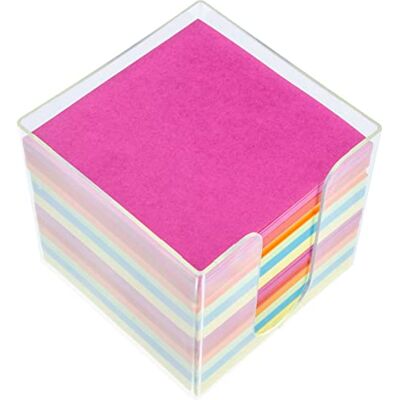 Kangaro anteckningspappel 9,5 x 9,5 x 9,5 cm 700 ark blandade färger Kangaro anteckningspappel 9,5 x 9,5 x 9,5 cm 700 ark blandade färger