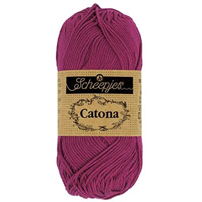 Scheepjes Catona 128 Tyrisk Lila Garn 1x25g Scheepjes Catona 128 Tyrisk Lila Garn 1x25g