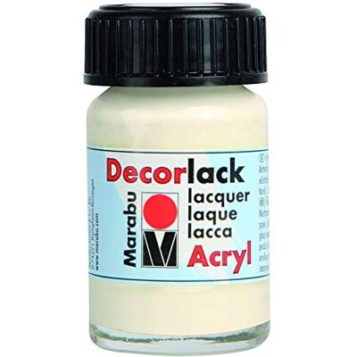 Marabu GLOREX dekorlack 271, 15 ml elfenben 15 ml Marabu GLOREX dekorlack 271, 15 ml elfenben 15 ml