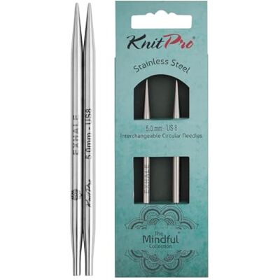 KnitPro utbytbara spetsar (13 cm, 5,00 mm) spetsar 1 set KnitPro utbytbara spetsar (13 cm, 5,00 mm) spetsar 1 set