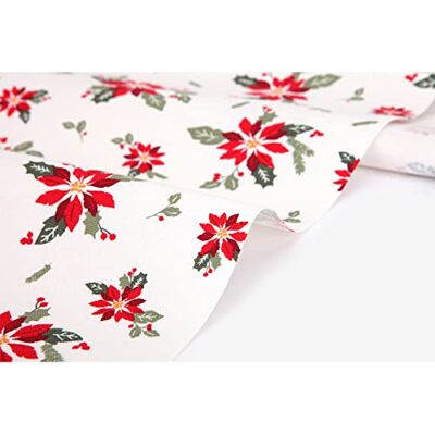 Dailylike Tyger bomull, poinsettia, 14m Dailylike Tyger bomull, poinsettia, 14m
