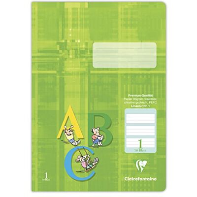 Clairefontaine 331051C – CAHIER A4 1 VT ABC 32P 90 – 25-pack Clairefontaine 331051C – CAHIER A4 1 VT ABC 32P 90 – 25-pack
