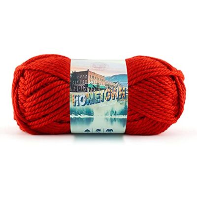 Lion Brand Yarn Company Tråd, Röd, 74 enheter Lion Brand Yarn Company Tråd, Röd, 74 enheter