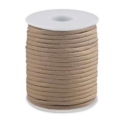 cyclingcolors 1 x Polypropylenrep 4 mm 25 m armband hänge smycken halsband låt stå i spets bälte dekoration sömnad, kamel beige cyclingcolors 1 x Polypropylenrep 4 mm 25 m armband hänge smycken halsband låt stå i spets bälte dekoration sömnad, kamel beige