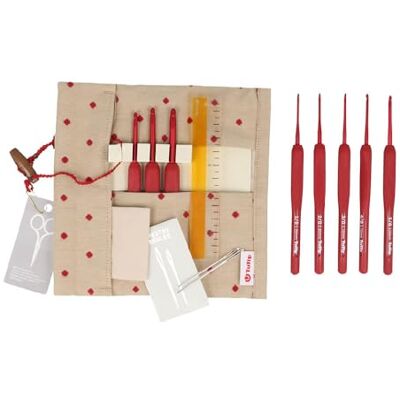 Tulip Etimo Red Häkelnadelsset - Ergonomiska Softgrip Handtag Tulip Etimo Red Häkelnadelsset - Ergonomiska Softgrip Handtag