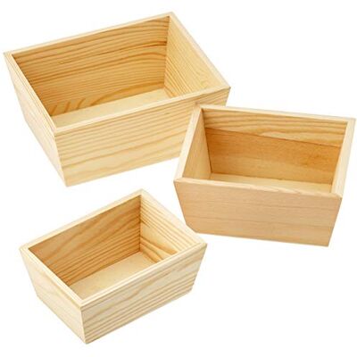 Glorex 6 2003 301 träset 3-tlg 168 x 133 x 75 mm FSC, natur Glorex 6 2003 301 träset 3-tlg 168 x 133 x 75 mm FSC, natur