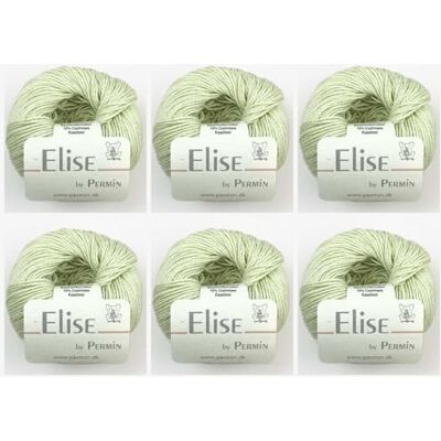 MARUSSIA 6 x Elise by Permin – lyxigt bomullsgarn (25 g/115 m) (26 neon lime) MARUSSIA 6 x Elise by Permin – lyxigt bomullsgarn (25 g/115 m) (26 neon lime)
