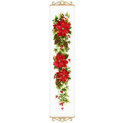 Riolis Julstjärna korsstygsset, bomull, flerfärgad, 19 x 90 x 0,1 cm Riolis Julstjärna korsstygsset, bomull, flerfärgad, 19 x 90 x 0,1 cm