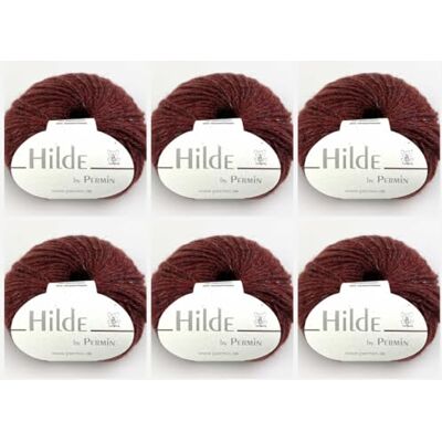 MARUSSIA 6 x Hilde by Permin – klassiskt tweedgarn med alpacka och viskos (50 g/120 m) (11 rost) MARUSSIA 6 x Hilde by Permin – klassiskt tweedgarn med alpacka och viskos (50 g/120 m) (11 rost)