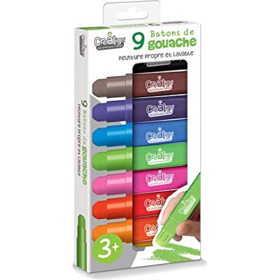 Crea lign' kreativ fritidslåda Gouache Batons från 3 år CL194 Crea lign' kreativ fritidslåda Gouache Batons från 3 år CL194