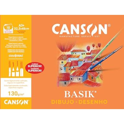Canson Ritpapper bas DIN A3 + 32,5 x 46,0 cm med låda i 10 ark miniförpackningar Canson Ritpapper bas DIN A3 + 32,5 x 46,0 cm med låda i 10 ark miniförpackningar