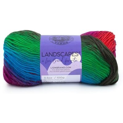 Lion Brand Yarn Lion Marke Garn - Landskap - 100g Akryl Garn - Garn Lion Brand Yarn Lion Marke Garn - Landskap - 100g Akryl Garn - Garn
