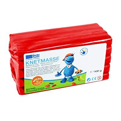 Becks Plastilin B100481 knådning, röd Becks Plastilin B100481 knådning, röd