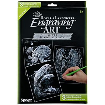 Royal & Langnickel Silf pro set4-l-il-pubk-200-k-3-dsn-2 - Skrapnings- och graverset Royal & Langnickel Silf pro set4-l-il-pubk-200-k-3-dsn-2 - Skrapnings- och graverset