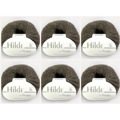 MARUSSIA 6 x Hilde by Permin – klassiskt tweedgarn med alpacka och viskos (50 g/120 m) (07 army) MARUSSIA 6 x Hilde by Permin – klassiskt tweedgarn med alpacka och viskos (50 g/120 m) (07 army)