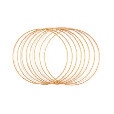 Creative Metallringar Ø 20 cm x 3 mm i Färgen Guld 8 Stålringar Cirkel Dekoringar i Metall för Pyssel, Torkade Blommor, Makramé, Drömfångare, Mobiler och Väggdekoration Creative Metallringar Ø 20 cm x 3 mm i Färgen Guld 8 Stålringar Cirkel Dekoringar i Metall för Pyssel, Torkade Blommor, Makramé, Drömfångare, Mobiler och Väggdekoration