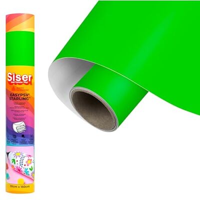 SISER EasyPSV Starling permanent självhäftande vinyl, ljusgrön, 150 x 30 cm, för att anpassa föremål och hårda ytor, kompatibel med skärplotter, diskmaskinssäker SISER EasyPSV Starling permanent självhäftande vinyl, ljusgrön, 150 x 30 cm, för att anpassa föremål och hårda ytor, kompatibel med skärplotter, diskmaskinssäker