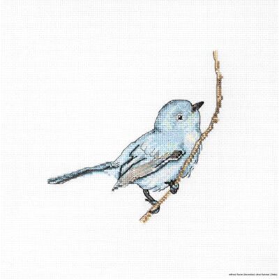 LUCAS Luca-S B1158 Bluebird korsstygn, bomull, flerfärgad, 14 x 14 cm LUCAS Luca-S B1158 Bluebird korsstygn, bomull, flerfärgad, 14 x 14 cm