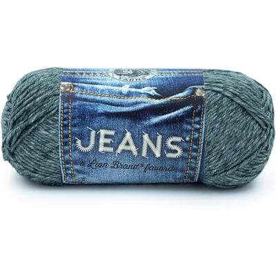 Lion Brand Yarn Lejonmärke garn 505-150 jeansgarn, vintage, 17,78 x 7,62 x 7,62 cm Lion Brand Yarn Lejonmärke garn 505-150 jeansgarn, vintage, 17,78 x 7,62 x 7,62 cm
