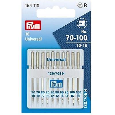 Prym symaskinnålar, silver 130/705, No. 70-100, 10st Prym symaskinnålar, silver 130/705, No. 70-100, 10st