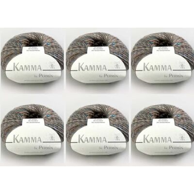 MARUSSIA 6 x Kamma av Permin – ädelgarn med ull, alpacka, silke och tweed-effekt (18 beige) MARUSSIA 6 x Kamma av Permin – ädelgarn med ull, alpacka, silke och tweed-effekt (18 beige)