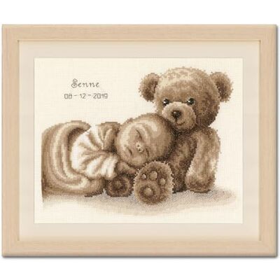 Vervaco Räknat korsstygnssats: Sweet Dreams, Cotton, NA, 28 x 22 cm Vervaco Räknat korsstygnssats: Sweet Dreams, Cotton, NA, 28 x 22 cm