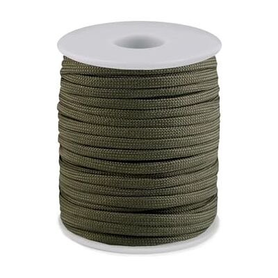 cyclingcolors 1 x Polypropylenrep 4 mm 25 m armband hänge smycken halsband låt stå upp spets bälte dekoration sömnad, khakigrön cyclingcolors 1 x Polypropylenrep 4 mm 25 m armband hänge smycken halsband låt stå upp spets bälte dekoration sömnad, khakigrön