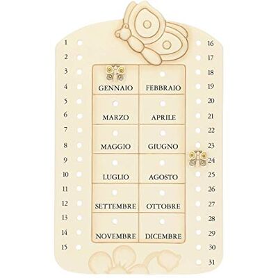 THUN ➢- Perpetual Wall Calendar Heminredning Elegance Line Keramik 20 x 32,6 x 1,5 timmar cm THUN ➢- Perpetual Wall Calendar Heminredning Elegance Line Keramik 20 x 32,6 x 1,5 timmar cm