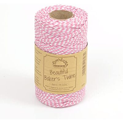 EVERLASTO 100 m – Original 'Beautiful Bakers Twine' (2 mm cirka) (Rosa) EVERLASTO 100 m – Original 'Beautiful Bakers Twine' (2 mm cirka) (Rosa)