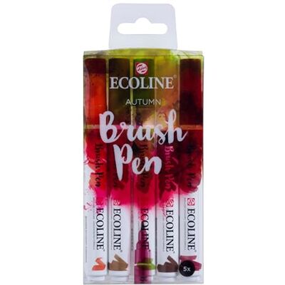 Ecoline Talens 5 brush pens "Autumn Ecoline Talens 5 brush pens "Autumn