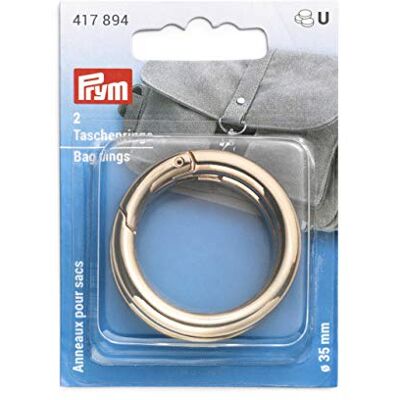 Prym 417894 35 mm new gold fickring, zinklegering Prym 417894 35 mm new gold fickring, zinklegering