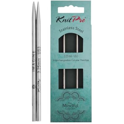 KnitPro utbytbara spetsar (13 cm, 3,25 mm) spetsar 1 set KnitPro utbytbara spetsar (13 cm, 3,25 mm) spetsar 1 set