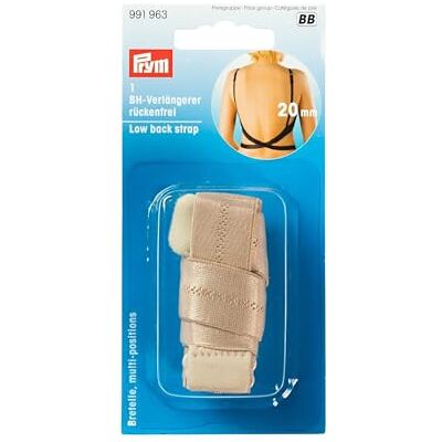 Prym Beige (20mm) Låg Tillbaka Rem 1 Bit Prym Beige (20mm) Låg Tillbaka Rem 1 Bit