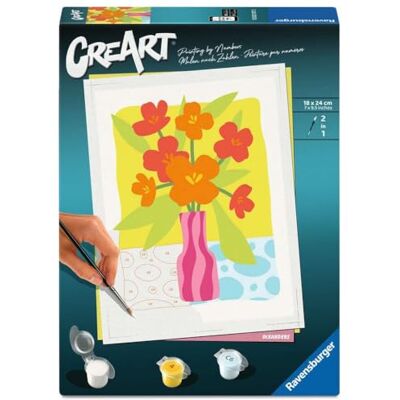 Ravensburger CreArt, Malen nach Zahlen Adults Trend Oleander Ravensburger CreArt, Malen nach Zahlen Adults Trend Oleander