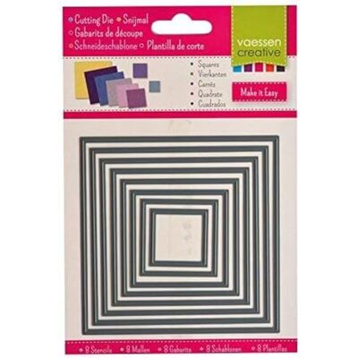 Vaessen creative Stansmall fyrkant - 11x11cm Vaessen creative Stansmall fyrkant - 11x11cm