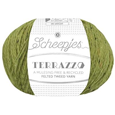 Scheepjes Terrazzo 707 Oliv Garn 1x50g Scheepjes Terrazzo 707 Oliv Garn 1x50g