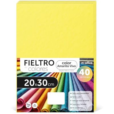 m-office Färgglada blöjor, filt för kreativt hantverk, sömnad och lapptäcke, material för klippning och dekoration, gör-det-själv färguppsättning, perfekt hantverk och gör-det-själv, 20 x 30 cm m-office Färgglada blöjor, filt för kreativt hantverk, sömnad och lapptäcke, material för klippning och dekoration, gör-det-själv färguppsättning, perfekt hantverk och gör-det-själv, 20 x 30 cm