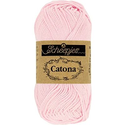 Scheepjes Catona 238 Pulver Rosa Garn 1x50g Scheepjes Catona 238 Pulver Rosa Garn 1x50g