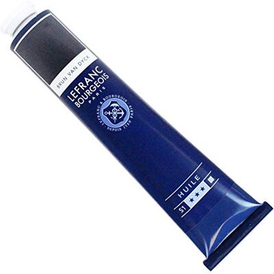 Lefranc Bourgeois 810089 fin oljefärg, ljusäkta med utmärkt täckning och hög färgintensitet, jämn konsistens och optimal blandbarhet, 150 ml tub – Van Dyck brun Lefranc Bourgeois 810089 fin oljefärg, ljusäkta med utmärkt täckning och hög färgintensitet, jämn konsistens och optimal blandbarhet, 150 ml tub – Van Dyck brun