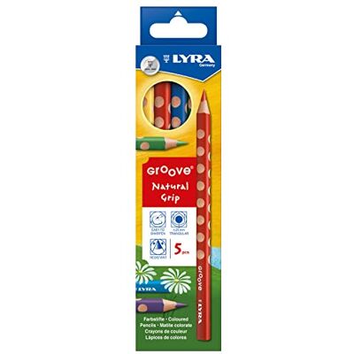 LYRA GROOVE Jumbo färgpennor, kartongfodral/5 stycken LYRA GROOVE Jumbo färgpennor, kartongfodral/5 stycken
