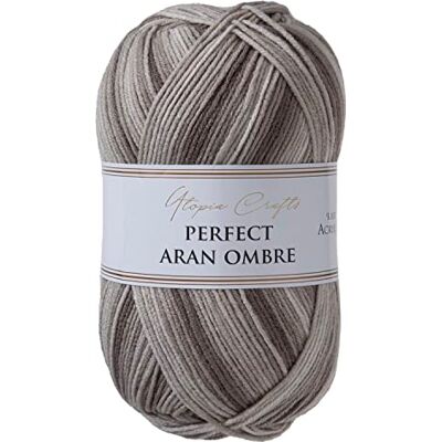 Utopia Crafts Aran Ombre flerfärgad stickning och virkgarn, 300 g 600 m (011) Utopia Crafts Aran Ombre flerfärgad stickning och virkgarn, 300 g 600 m (011)