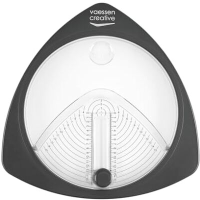 Creative Cirkelskärare Papper Circle Cutter Ø 2,5 till 15 cm Justerbar Skärmaskin för Pappershantverk Material som Papper, Kartong, Skum och Krympplast Inkl. 3 Reservblad Graphite Creative Cirkelskärare Papper Circle Cutter Ø 2,5 till 15 cm Justerbar Skärmaskin för Pappershantverk Material som Papper, Kartong, Skum och Krympplast Inkl. 3 Reservblad Graphite