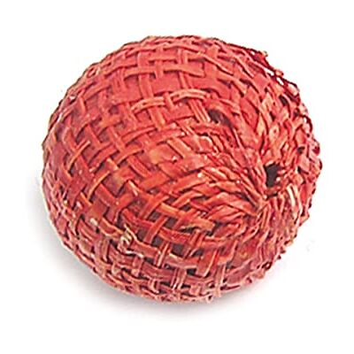 INNSPIRO Pärla trä boll fodrad med rött tyg 20mm. 25u. INNSPIRO Pärla trä boll fodrad med rött tyg 20mm. 25u.