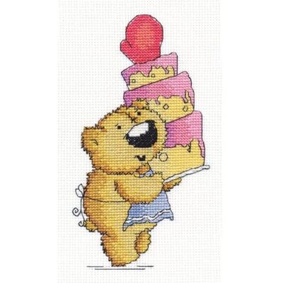 PANNA J-1222 korsstygnsset, flerfärgad, 11 x 20 cm PANNA J-1222 korsstygnsset, flerfärgad, 11 x 20 cm