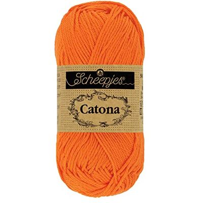 Scheepjes Catona 281 Mandarin Garn 1x10g Scheepjes Catona 281 Mandarin Garn 1x10g