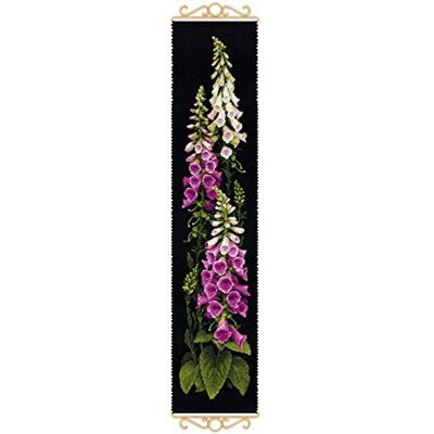 Riolis Foxgloves Korsstygnssats, Bomull, Flerfärgad, 19 X 90 X 0,1 cm Riolis Foxgloves Korsstygnssats, Bomull, Flerfärgad, 19 X 90 X 0,1 cm