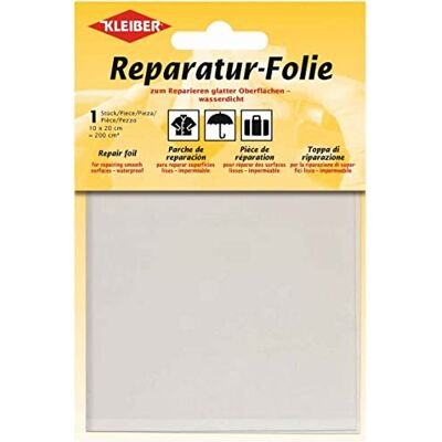 Kleiber Självhäftande reparationslapp, PVC, 10 cm x 20 cm Kleiber Självhäftande reparationslapp, PVC, 10 cm x 20 cm