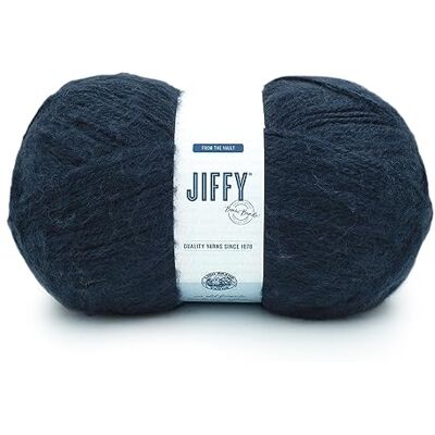 Lion Brand Yarn Lejonmärke garn Jiffy bonus bunt garn, djup indigo Lion Brand Yarn Lejonmärke garn Jiffy bonus bunt garn, djup indigo