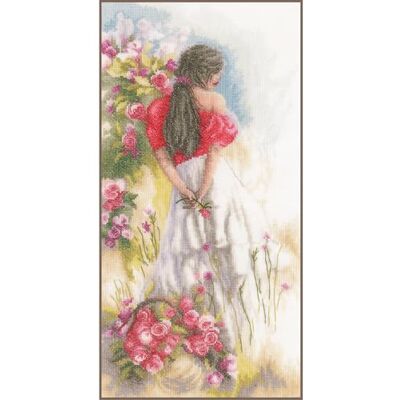 Lanarte PN-0178243 räknat mönster korsstygsset, bomull, flerfärgad, ca 20 x 40 cm/8 x 16 tum Lanarte PN-0178243 räknat mönster korsstygsset, bomull, flerfärgad, ca 20 x 40 cm/8 x 16 tum
