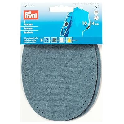 Prym Lappar imitation mocka stryk på 10 x 14 cm medium blå Prym Lappar imitation mocka stryk på 10 x 14 cm medium blå
